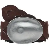 Pull&Bear Ceinture marron / argent