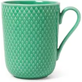 Lyngby Porcelæn Rhombe Color Mug With Handle-33 Cl Mug Vert