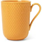 Lyngby Porcelæn Rhombe Color Mug With Handle-33 Cl Mug Jaune