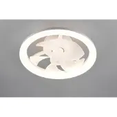 TRIO Ventilateur de plafond conçu Pajala blanc Ø 40cm