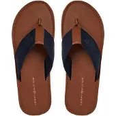 Tommy Hilfiger Tongs bleu marine / cognac