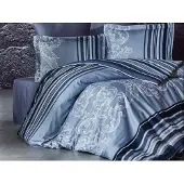 Brotex® Linge de lit étendu Satin 140x220, 70x90cm Sonet grey