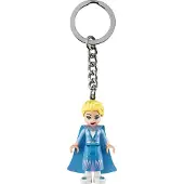 LEGO Unisexe, Porte-clés, Porte-clés Elsa La Reine des neiges 2 Disney - 853968, Multicolore