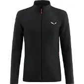 Salewa Puez Waffle Hybrid Polarlite Full Zip Fleece Noir L Homme