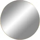 Ebuy24 Jeanne Miroir Ø 60 cm, cadre en look laiton.