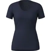 Loeffler Merino Light Short Sleeve T-shirt Bleu L Femme