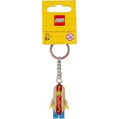 LEGO City Homme déguisé en hot-dog Porte-clés (853571), Multicolore