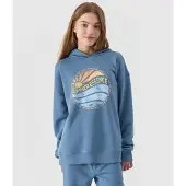 4F Garçons, Pull-over, Sweat-shirt pour enfants, Bleu, (134)