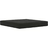 vidaXL Coussin De Canapé D'extérieur 3 Pcs Noir Polyester