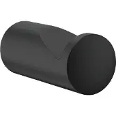 Delabie Patère murale en acier inoxydable noir mat