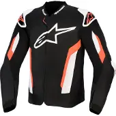 Alpinestars Veste de moto en textile perforée T-GP Air, noir/rouge/blanc, M