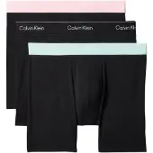Calvin Klein Lv00nb4394 Boxers 3 Units Noir S Homme