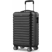 Numada Valise Cabine Mini Xs Noire Ultra Compacte Et Légère, Idéale Vols Low-cost -