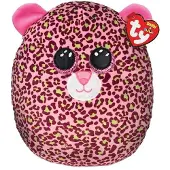 TY Squish A Boo Cuddle Cushion Leopard Lainey 23 cm
