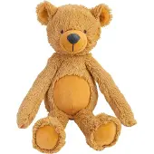Happy horse Ours en peluche Bradley 40cm - Jaune ocre - Doux animal en peluche