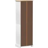 vidaXL Armoires blanches 55 x 38 x 170 cm en pin massif