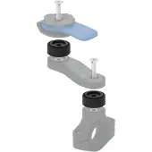 Quad Lock Jeu d'entretoises support guidon/rétroviseur (2x10mm))