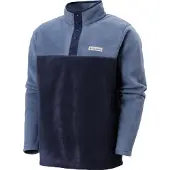 Columbia Pull-over de sport 'Steens Mountain' bleu / marine / gris foncé / blanc