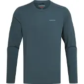 Craghoppers Nosilife Abel Long Sleeve T-shirt Bleu M Homme