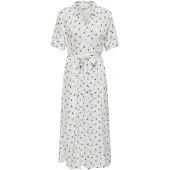 JDY Robe-chemise 'JDYSTARR' bleu clair / bleu foncé / vert / blanc