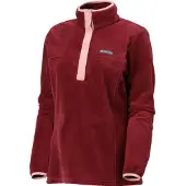 Columbia Benton Springs Ii Snap Half Zip Fleece Rouge 2XL Femme