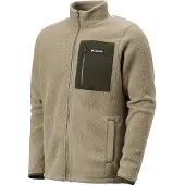Columbia Jasper Ridge Pebbled Full Zip Fleece Vert S Homme