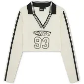 AND1 T-shirt '93 Airtex' écru / noir