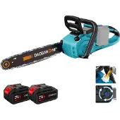 OEM Tronçonneuse électrique, moteur sans balais, design léger, 2 batteries