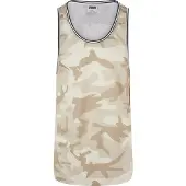 Urban Classics T-Shirt 'Camo' camel / sable / beige foncé