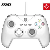 MSI FORCE GC200 WHITE accessoire de jeux vidéo Blanc USB Manette de jeu Analogique/Numérique Android, PC