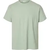 Selected T-Shirt 'SLHADAM' vert pastel