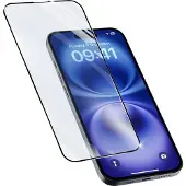 Cellularline Impact Glass Capsule (Apple iPhone 16 Plus), Téléphone portable : film de protection, Noir