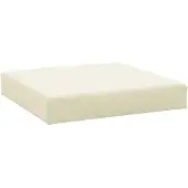 vidaXL Coussin de palette crème 60x60x9,5 cm tissu oxford