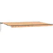 vidaXL Store extensible jaune et orange 600 x 300 cm