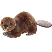Beppe Zoo, castor en peluche, 50 cm