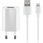 Wentronic Chargeur USB Lightning - 1 000 mA -