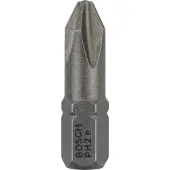 Bosch Ph2 C 25 Mm Screwdriver Cross-shaped Bit 25 Units Argenté
