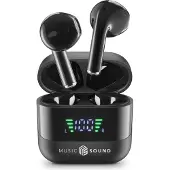 Music Sound 8018080488603 Casque Sans fil Ecouteurs Appels/Musique Bluetooth Noir