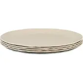 Koziol Assiette plate, Assiettes, Jaune, Marron