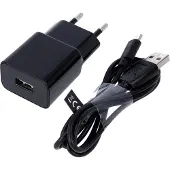 MaXlife Adaptateur de charge MXTC-01 USB 1A + câble micro USB noir