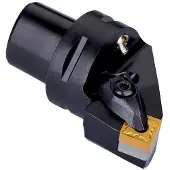 Pramet Porte-plaquettes ISO C4-DSRNL-22050-12 D.40mm avec accouplement polygonal Rotation à gauche