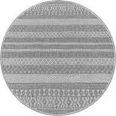 Tapis.fr Tapis d'intérieur & extérieur Verona blanc 200 cm rond