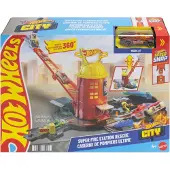 Hot Wheels Mattel City Super caserne de pompiers