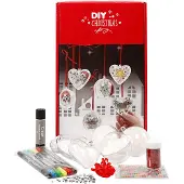 Creativ Company Kit de bricolage de Noël Décoration d'ornements en acrylique