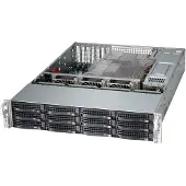 Super Micro Computer B.v. CSE-826BE1C4-R1K23LPB Server Geh 2U/2x1200W/12x3.5"SC826BE1C4-R1K23LPB ohne OS