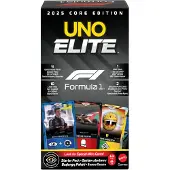 Mattel Jeu de cartes de démarrage UNO Formule 1 Élite