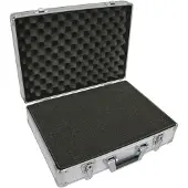 Perel Mallette à outils en aluminium - 455 X 330 X 152 Mm - 22,8 L