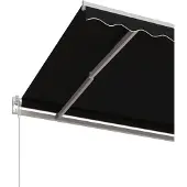 vidaXL Store banne automatique 500x350 cm Anthracite