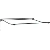 vidaXL Cadre d'auvent réglable, anthracite, 3,5 x 2,5 m, acier