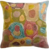 Vivaraise HOUSSE DE COUSSIN BRODE NESTOR MINERAL